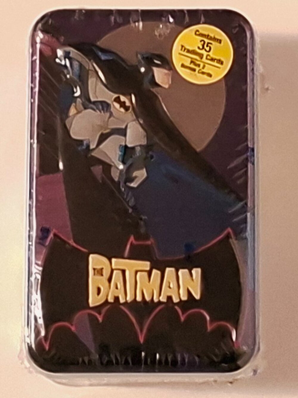 2005 Topps DC “The Batman” S1 Trading Cards Sealed ‘Gotham Rooftop Lid’ Tin
